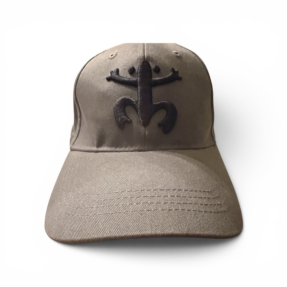 Robin Ruth Puerto Rico Coqui Frog Embroidered Gray Adjustable Baseball Hat Cap